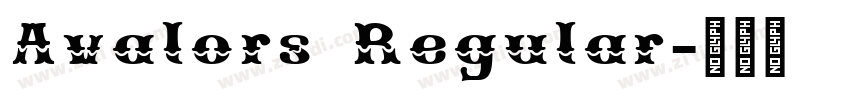 Avalors Regular字体转换 Avalors Regular字体转换